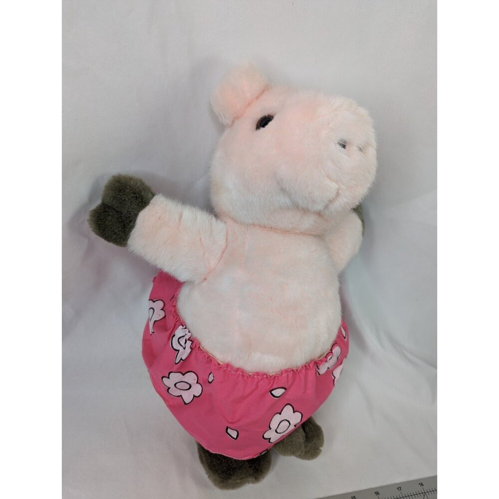 Nancy Carlson Pig Plush 13 Inch Dayton Hudson 1988‎ Stuffed Animal Toy